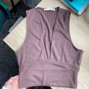 Wilfred Valeria Top Brown